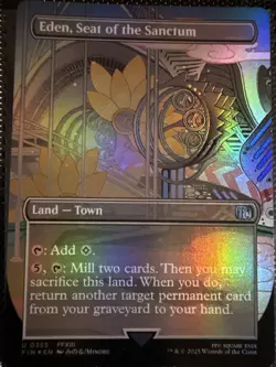 Eden, Seat of the Sanctum (Borderless) Final Fantasy Foil - Image 1