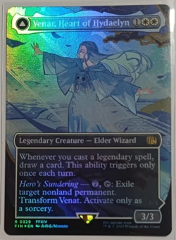 Venat Heart of Hydaelyn | Borderless | Foil | MTG | FIN | Near Mint | English EN - Image 1
