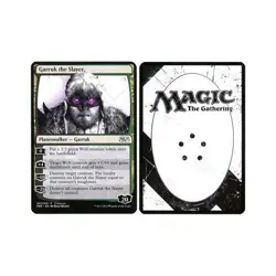 MTG Garruk the Slayer Prerelease Magic 2015 Core Set Oversized - Promo: - Image 1