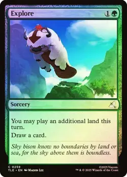 NM Foil Explore, MTG, Avatar: The Last Airbender, Magic the Gathering, 259 - Image 1