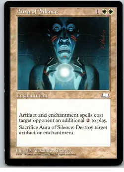 MTG / Aura Of Silence / Weatherlight / LP - Image 1