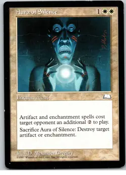 MTG / Aura Of Silence / Weatherlight / LP - Image 3