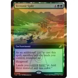 FOIL EXTENDED ART Tectonic Split - R MTG Avatar: The Last Airbender: MTG NM - Image 1