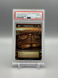 Sorcery: Contested Realm Pudge Butcher Dust Reward Promo PSA 10 - Image 1