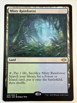 MTG Misty Rainforest (250) | NM | Modern Horizons 2 {MH2} MTG Misty Rainforest - Image 1