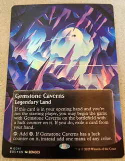 Gemstone Caverns - #61 Foil (Borderless) Edge of Eternities - Mtg - Image 1