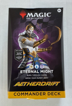 Magic the Gathering (MTG) - Aetherdrift Commander Deck - Eternal Might - Image 1