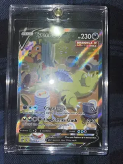 Pokemon TCG Tyranitar v Full Art Holo Rare Alternate Card 155/163 Battle Styles - Image 1