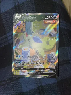 Pokemon TCG Tyranitar v Full Art Holo Rare Alternate Card 155/163 Battle Styles - Image 5