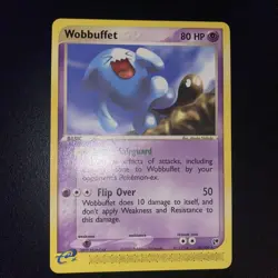 Pokemon TCG Wobbuffet EX Sandstorm 26/100 2003 Regular Rare Non Holo E READER NM - Image 1