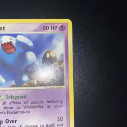 Pokemon TCG Wobbuffet EX Sandstorm 26/100 2003 Regular Rare Non Holo E READER NM - Image 5