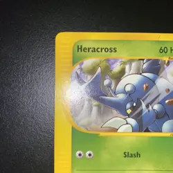 Pokemon Card - Heracross - Skyridge 64/144 NON HOLO E READER VINTAGE - Image 2