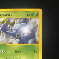 Pokemon Card - Heracross - Skyridge 64/144 NON HOLO E READER VINTAGE - Image 5