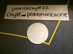 Mewtwo Purple Holo & White Jumbo Pokemon Coin NM - Image 3
