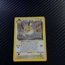 Carte Pokemon RAICHU OBSCUR 83/82 HOLO Secrete Team Rocket Wizard FR - Image 1