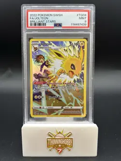 FA/JOLTEON BRILLIANT STARS POKEMON SWSH BRILLIANT STARS 2022 TG04 PSA 9 - Image 1