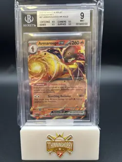Pokemon TCG: Armarouge ex 027/182 - Holo Double Rare - Paradox Rift PSA 9 MINT - Image 1