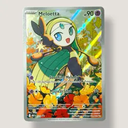 Pokemon TCG - Meloetta 026 Illustration Rare Promo Holo - Phantasmal Flames (NM) - Image 1
