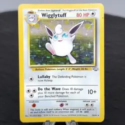 Wigglytuff Jungle 16/64 Holo Rare Unlimited Pokemon TCG WOTC 1999 Vintage ? - Image 1