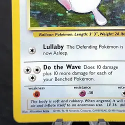 Wigglytuff Jungle 16/64 Holo Rare Unlimited Pokemon TCG WOTC 1999 Vintage ? - Image 2