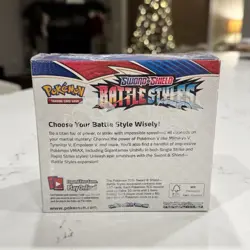 Pokemon TCG: Sword & Shield Battle Styles Booster Box 36 Packs New Sealed 820650818189 - Image 3