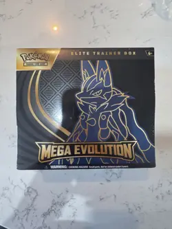 Pokemon TCG Mega Evolution Elite Trainer Box Lucario ETB New & Sealed! In hand! - Image 1