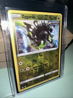 Zygarde 118/203 Pokemon Evolving Skies Sword & Shield Reverse Holo Rare NM - Image 2
