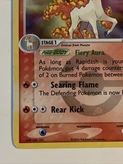 Pokemon TCG Rapidash EX FireRed & LeafGreen 13 Holo Holo Rare - Image 2