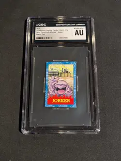 1997 Pokemon Japanese MUK Mini CoroCoro Karuta Hand Cut CGC Authentic - Image 1