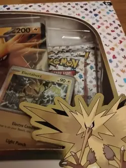 Pokemon TCG: Scarlet & Violet 151 Zapdos EX Collection Factory Sealed Box - Image 4