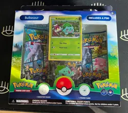 Pokemon GO Pin Collection Set of 3 Charmander Squirtle Bulbasaur Factory SEALED - Image 2