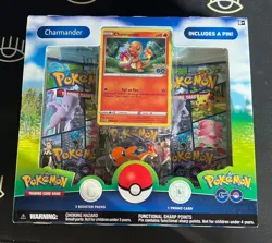 Pokemon GO Pin Collection Set of 3 Charmander Squirtle Bulbasaur Factory SEALED - Image 3