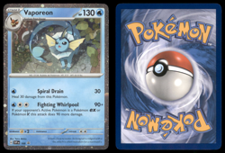 VAPOREON SVP 168 BLACK STAR PROMO POKEMON HOLO NM - Image 1