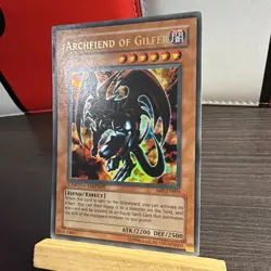 Yugioh: Archfiend Of Gilfer - JMP-EN003 - Ultra Rare - Limited Ed MP+BONUS HOLO - Image 2