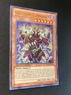YuGiOh! - Archfiend Commander JUMP-EN067 Ultra Rare Limited Edition Near Mint - Image 4