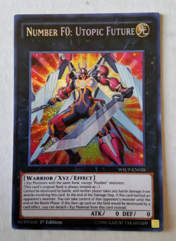 Yu-Gi-Oh Number F0: Utopic Future Secret Rare 1st Edition WSUP-EN026 - Image 1