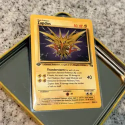 1st Edition Zapdos 30/62 | Fossil 1999 WOTC | Pokemon TCG LP LEGENDARY CARD!! ?? - Image 1