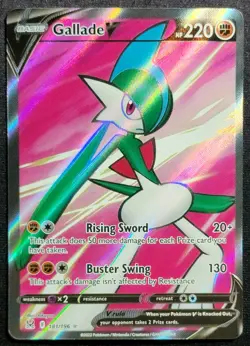 Gallade V 181/196 Sword And Shield: Lost Origin Full Art Pokemon Card - Image 1