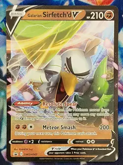 Galarian Sirfetch'd V SWSH043 SWSH: Sword & Shield Promo Cards Holo - Image 1