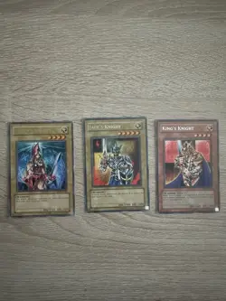 Yugioh Cards Jack’s Queen’s King’s Knight EEN Set with Free Gift - Image 1