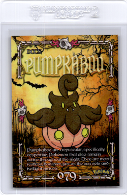 Punkaboo Peruvian Halloween Pokemon card - Image 1