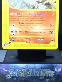 Pokemon Card Arcanine 3/144 Skyridge Set Non Holo Rare Near Mint - Image 3