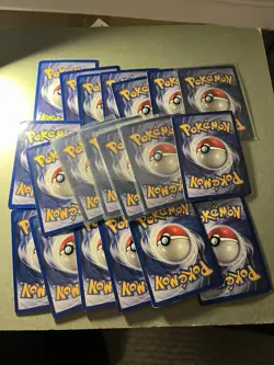 Pokemon TCG Vintage Lot of 20 Cards Near Mint 1995 Base Set No Duplicates WOTC - Image 2