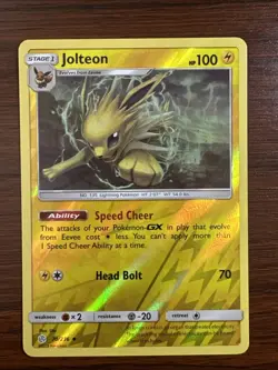 Jolteon Uncommon Reverse Holo Card 70/236 Sm-Cosmic Eclipse Pokemon TCG 2019 - Image 1