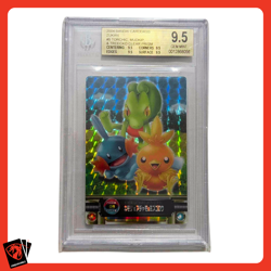 Pokemon Card Treecko Torchic Mudkip #05 Prism Japanese 2004 Zukan - Image 1