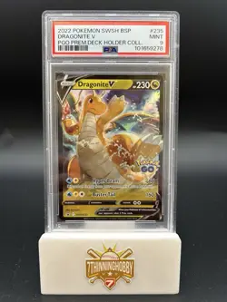 Dragonite V SWSH235 SWSH: Sword & Shield Promo Cards Holo PSA 9 Graded - Image 1
