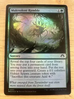Malevolent Rumble - #161 Foil - Modern Horizons 3 - Mtg - Image 1