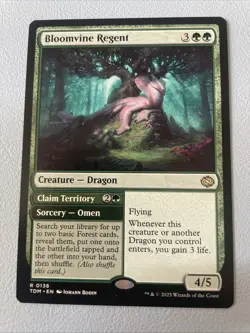 Bloomvine Regent Tarkir: Dragonstorm Regular NM MTG - Image 1