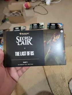 MTG Secret Lair Playstation Foil The Last of Us Part 1 In Hand - Image 1