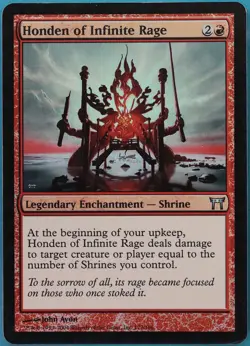 Honden of Infinite Rage FOIL Champions of Kamigawa HEAVILY PLD (413111) ABUGames - Image 1